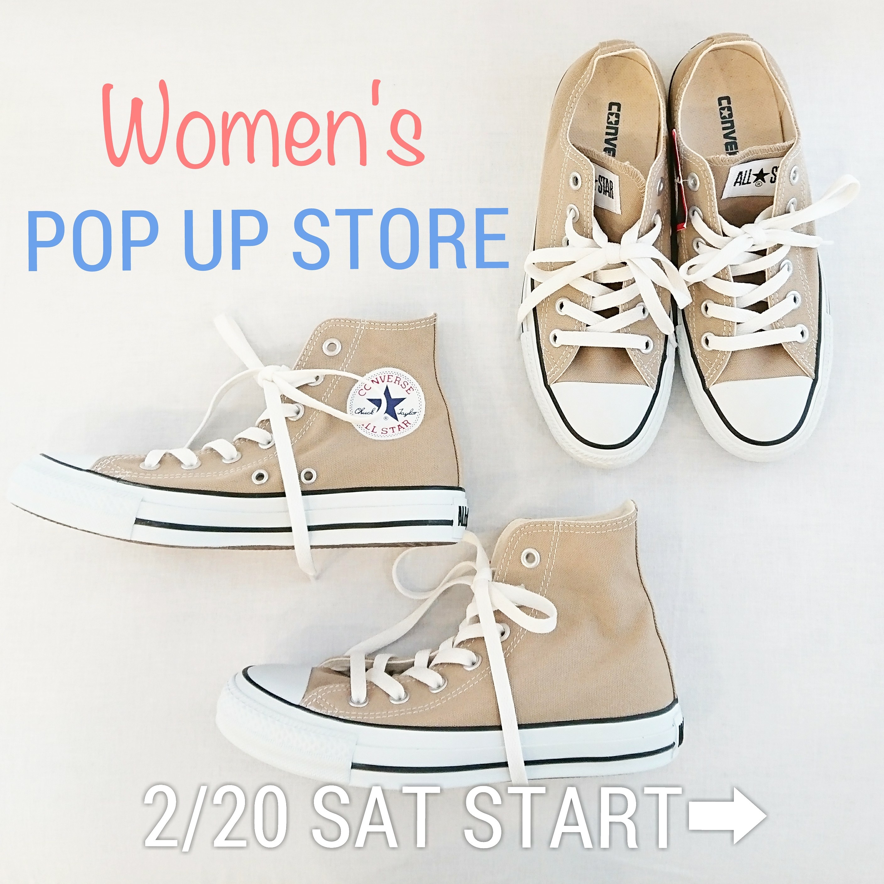 ピックアップ Converse スニーカー Pop Up Store 2 Sat スタート ボワール インターナショナル Voir International